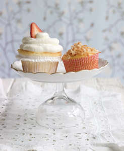 Miller Strawberry Cream Cupcakes